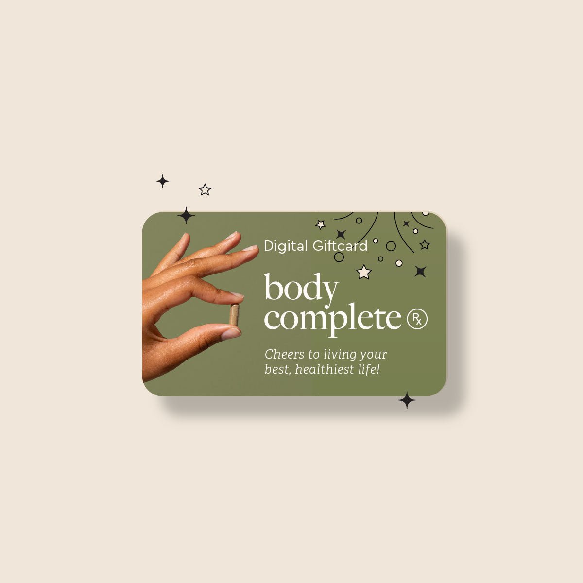 Image of Body Complete RX Gift Card | Give the Gift of Wellness with Ease