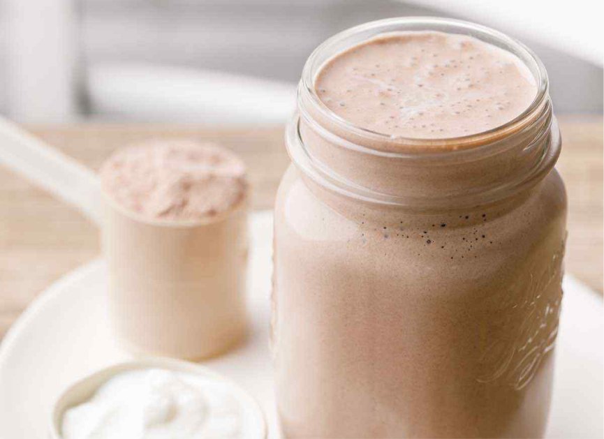 3-Ingredient Chocolate Protein Smoothie