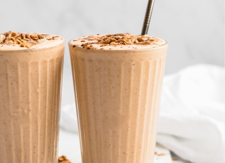 Cinnamon Sweet Potato Pie Smoothie