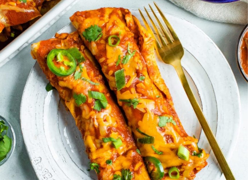 Healthy Chicken Enchiladas