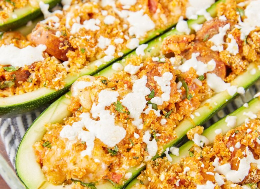 Italian Sausage Stuffed Zucchini - Body Complete Rx