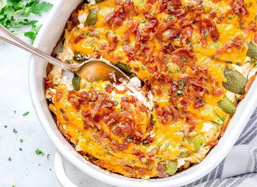 Jalapeño Popper Chicken Casserole