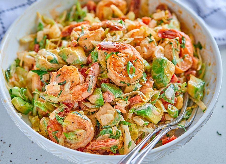 Lettuce Shrimp Avocado Salad - Body Complete Rx