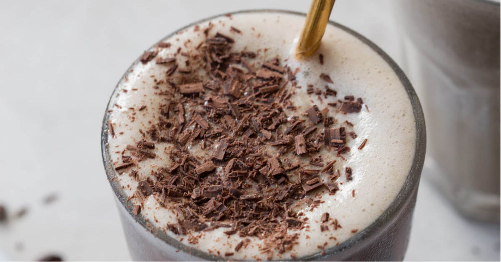 Low Carb Coffee Chocolate Protein Frappe