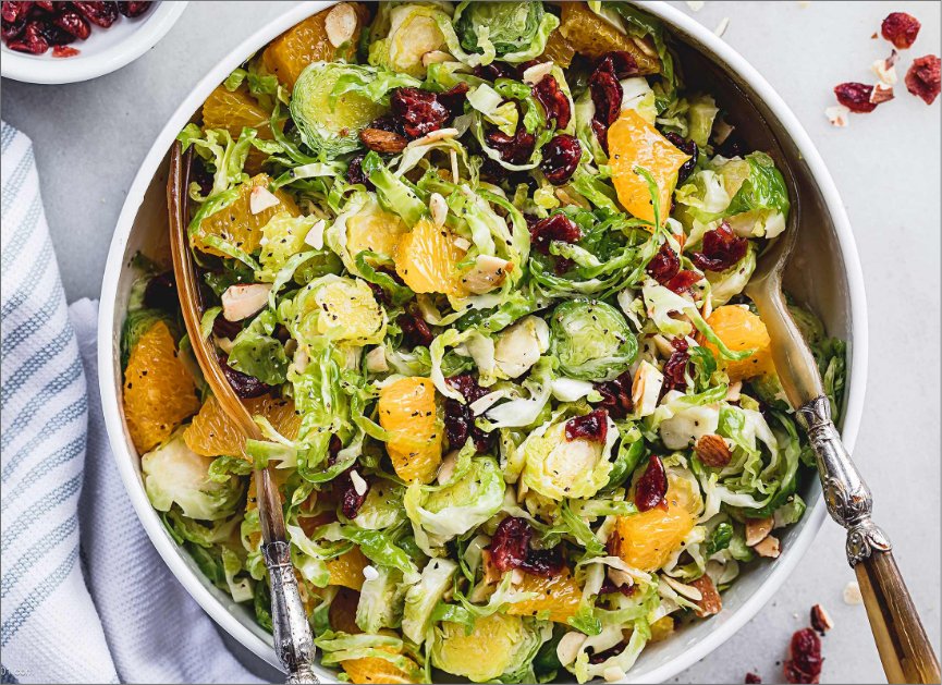 Orange Brussels Sprout Salad