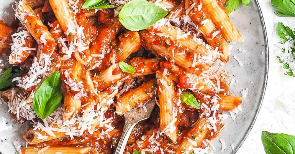 Red Lentil Pasta with Superfood Marinara Sauce