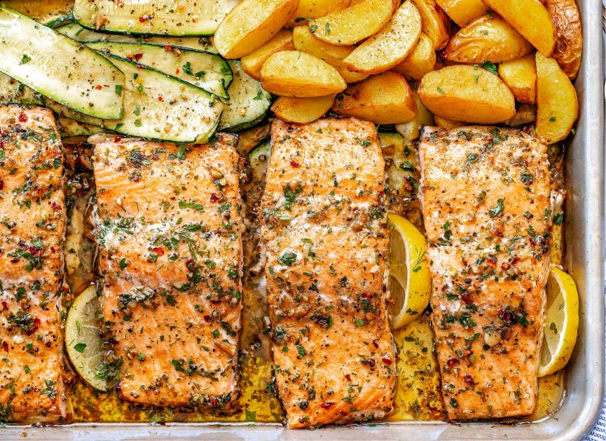Salmon Sheet Pan Dinner