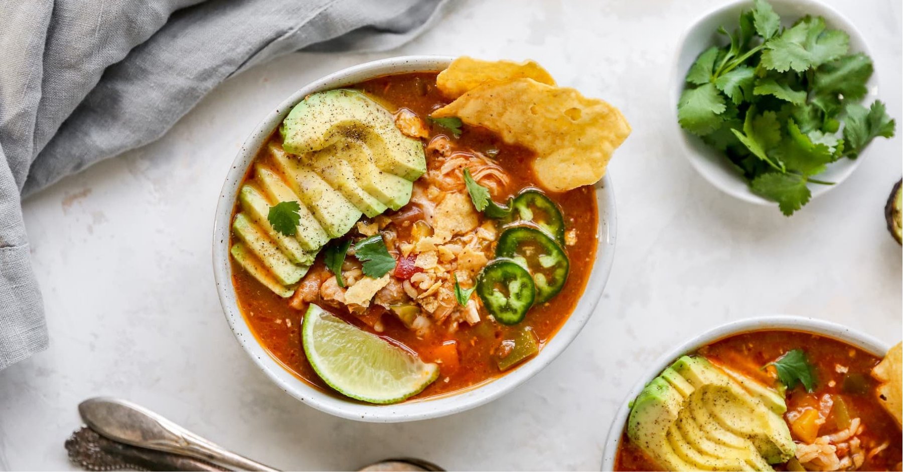 Slow Cooker Chicken Fajita Soup