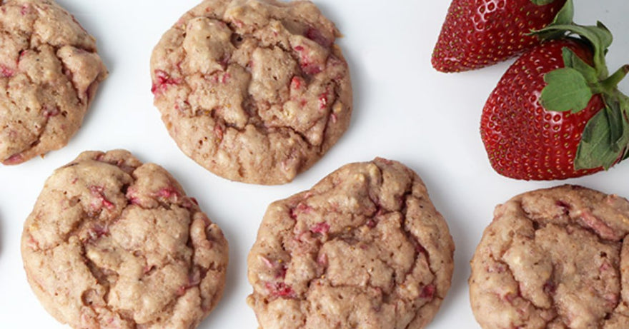 Very Strawberry Protein Cookies